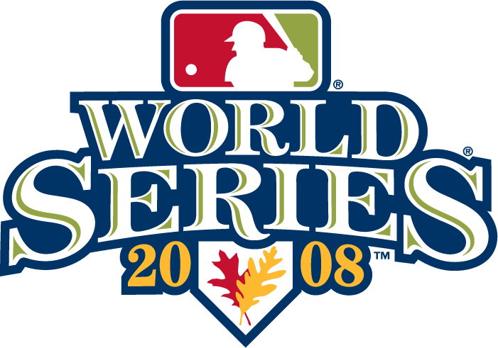 MLB World Series 2008 Wordmark Logo iron on paper